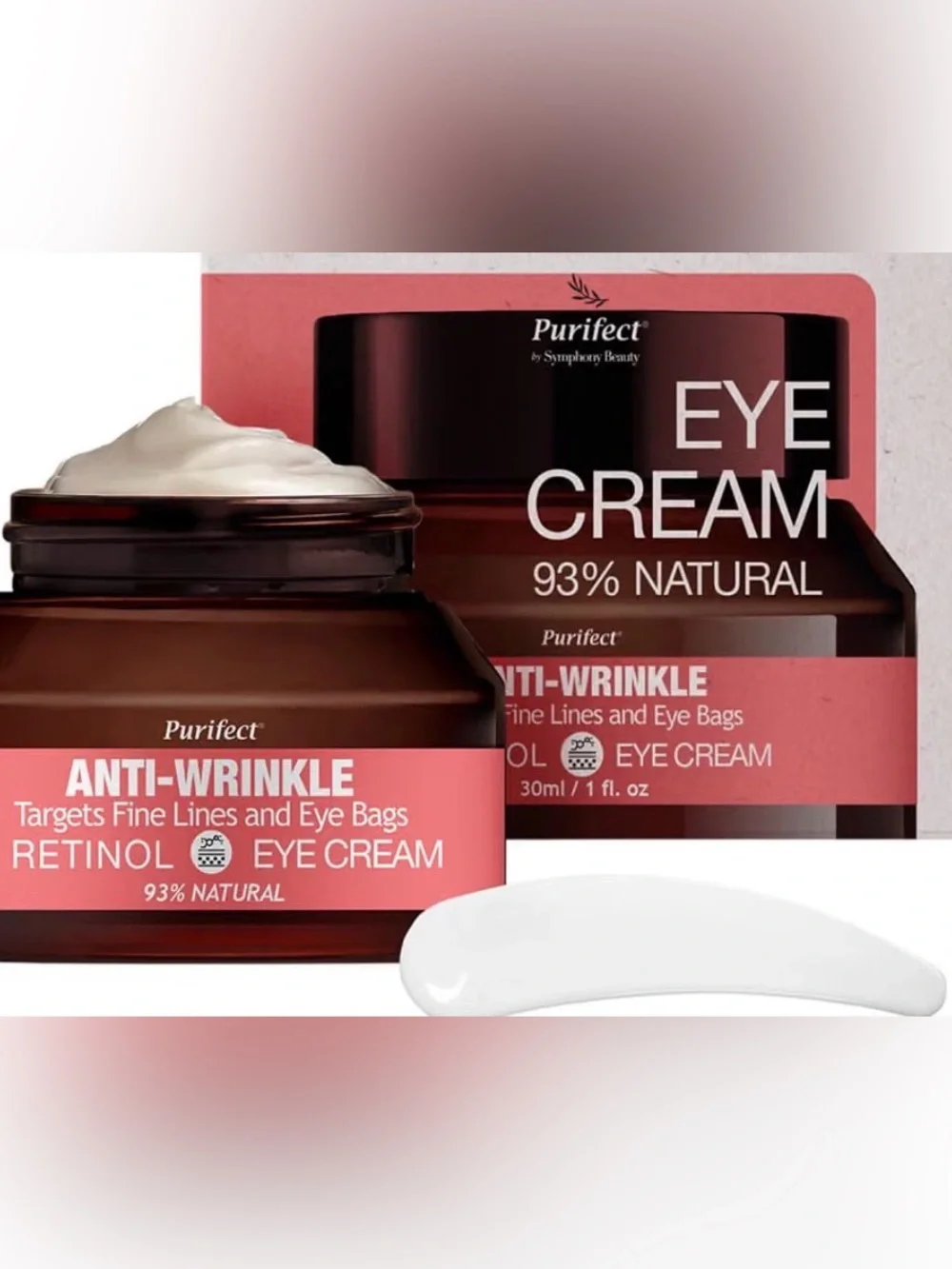 Purifect Anti-Wrinkle Retinol Eye Cream for Anti-Aging Support